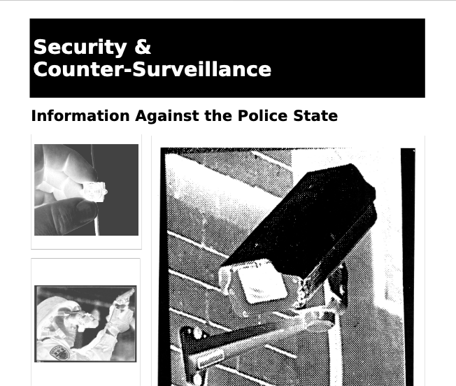 Security & Counter-surveillance