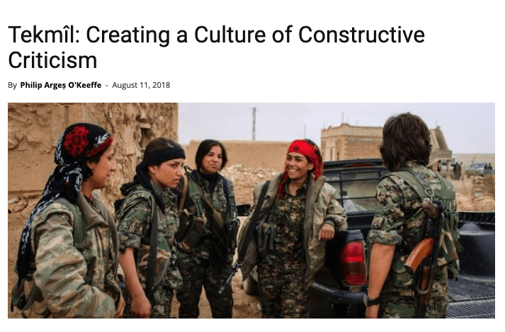 Tekmîl : Creating a Culture of Constructive Criticism