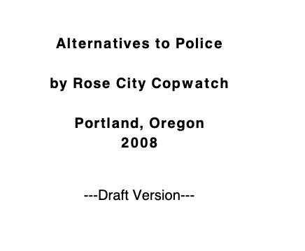 Alternatives to Police