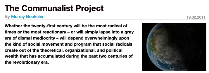 The Communalist Project